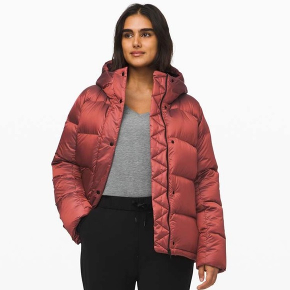 Lululemon Wunder Puff Jacket Sunset Orange, Size